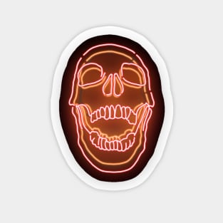 Neon skull Sticker